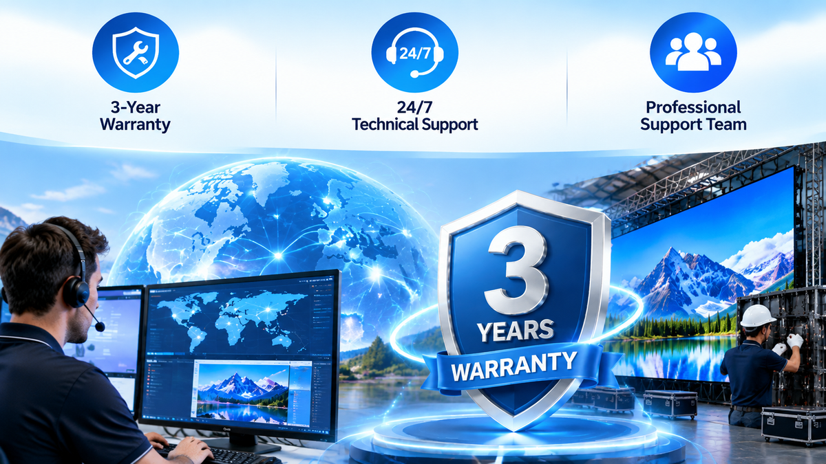 3-Year Warranty & 24/7 Technical