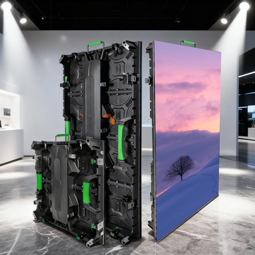 Modular rental LED display cabinet